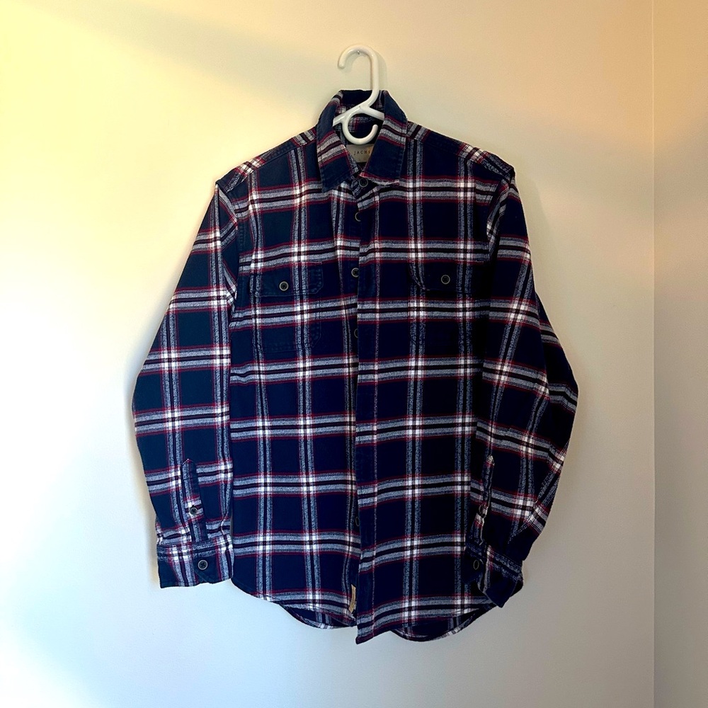 Jachs Flannel Long-Sleeved Button Up